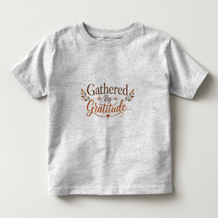Erntedankfest Versammelt durch Dankbarkeit Kleinkind T-shirt