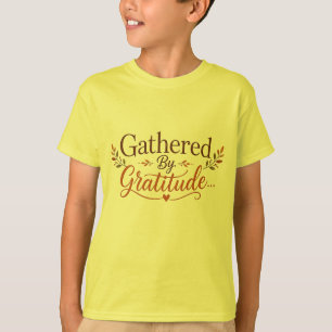 Erntedankfest Versammelt durch Dankbarkeit T-Shirt