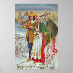 Erntedankfest Vintage Poster