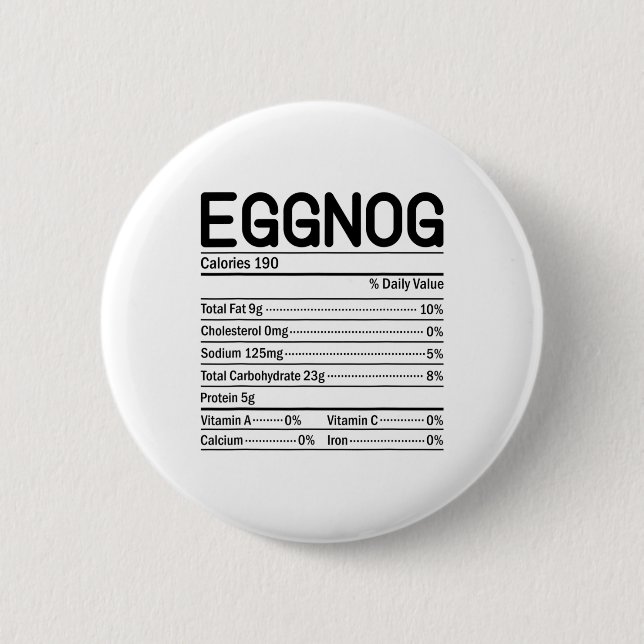 Erntedankfest Weihnachten Lebensmittel Fakten Eggn Button (Vorderseite)