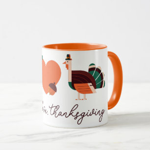 Erntedankfest-Zitat, Liebe Frieden Erntedankfest Tasse