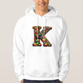 Erntedankgeschenk für den Buchstaben k Hoodie