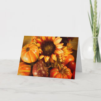 Erntedankwünsche Feiertagskarte