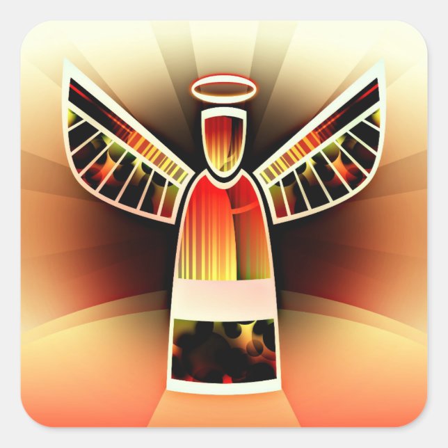 Ernteenkleber Quadratischer Aufkleber (Vorderseite)