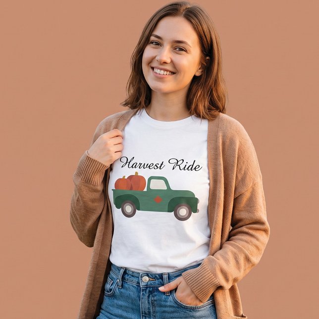 Erntefahrt Kürbiswagen T-Shirt (Von Creator hochgeladen)