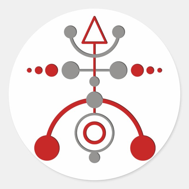 Erntekreislauf V Runder Aufkleber (Vorderseite)