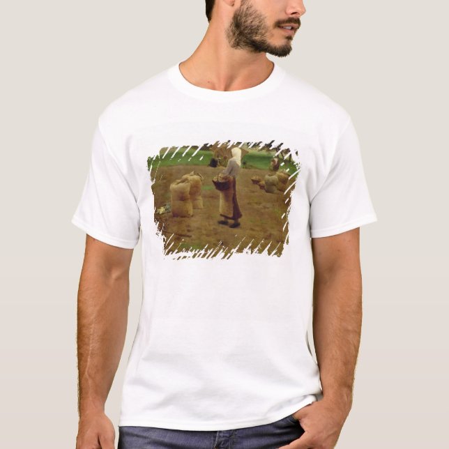 Ernten der Kartoffeln T-Shirt (Vorderseite)