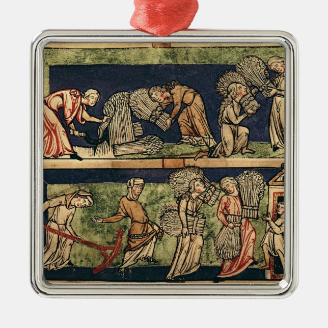 Ernten, Rhein-Schule Silbernes Ornament (Vorne)