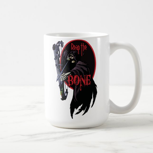 Ernten Sie die Knochenkaffee-Tasse Kaffeetasse (Rechts)