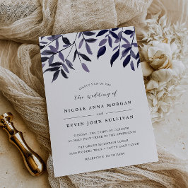 Ernteplum Hochzeit Einladung