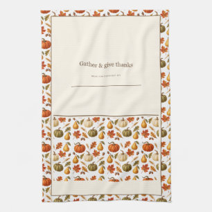 Erntetisch Thanksgiving Küchenhandtuch Geschirrtuch