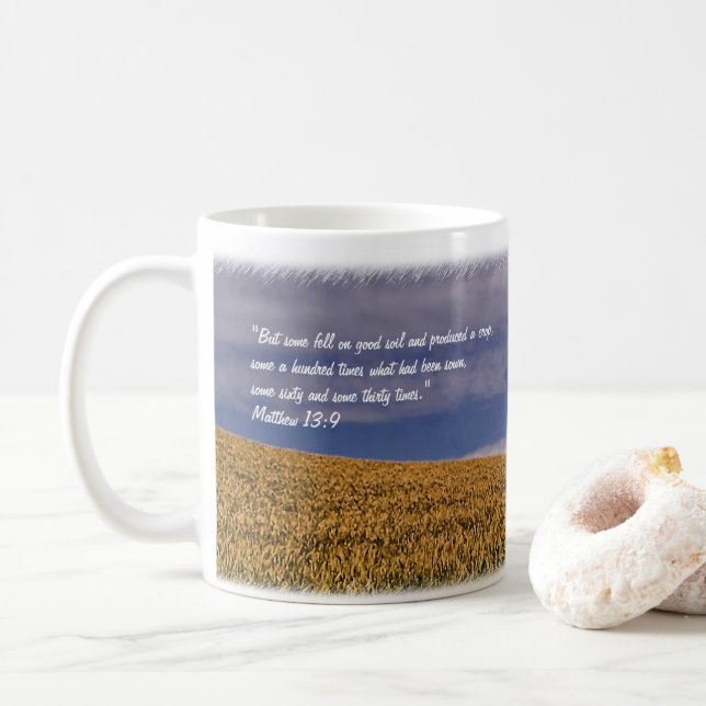 Ernteversprechen Inspirationische Tasse (Mit Donut)