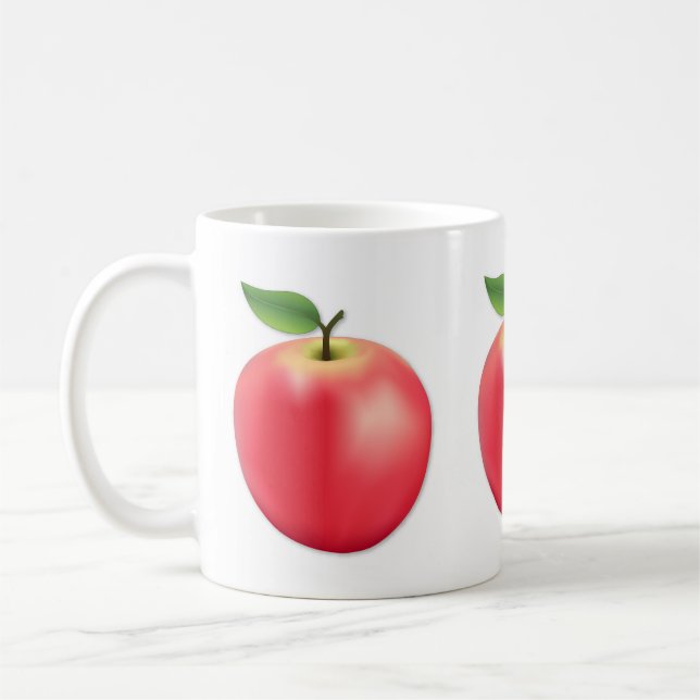 Erntezeit Apple Kaffeetasse (Links)