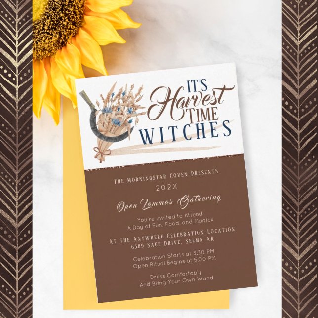 Erntezeit Fall Lammas-Ansammlung Einladung (Von Creator hochgeladen)
