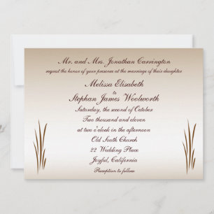 Erntezeit im Herbst Einladung