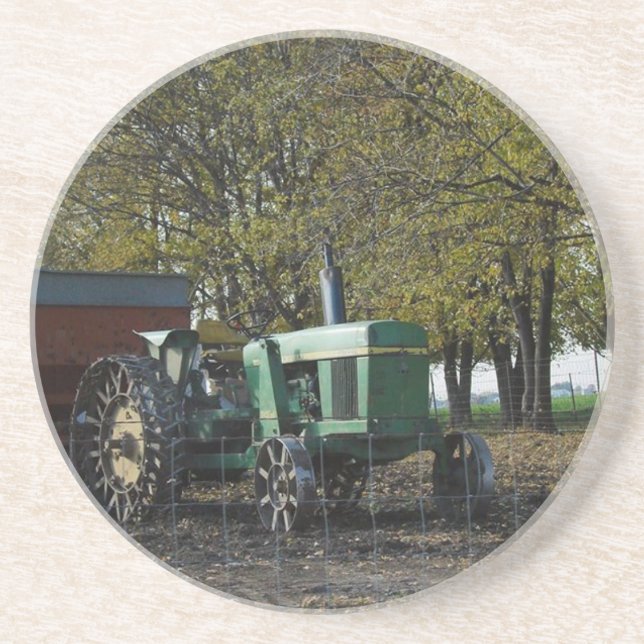 Erntezeit Sandstein Untersetzer (Vorne)