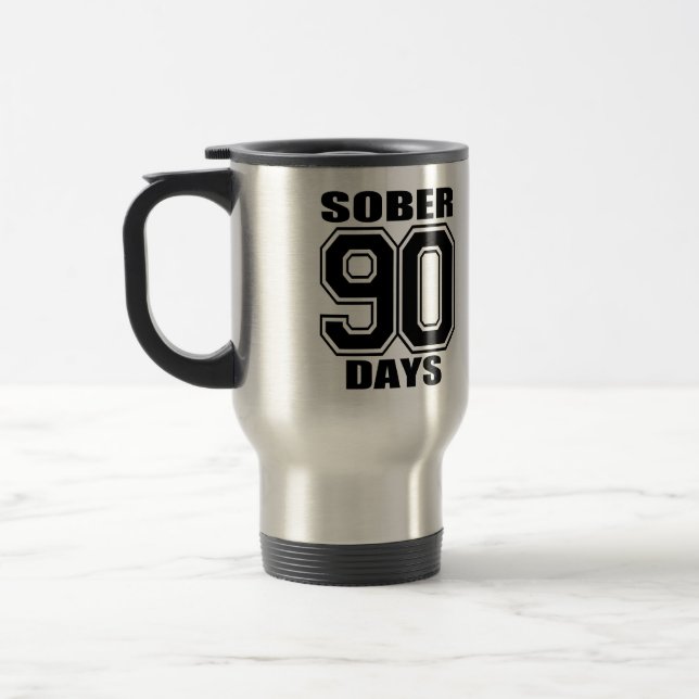 ERNÜCHTERN Sie die 90 TAGTasse Reisebecher (Links)