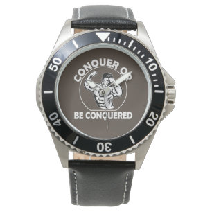 Erobern oder Erobert Werden Armbanduhr
