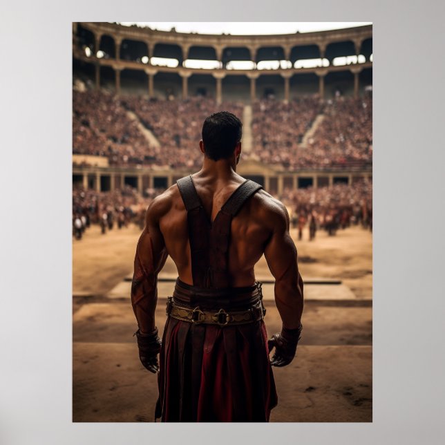 Erobern Sie das Kolosseum: Die alten Gladiator Are Poster (Vorne)