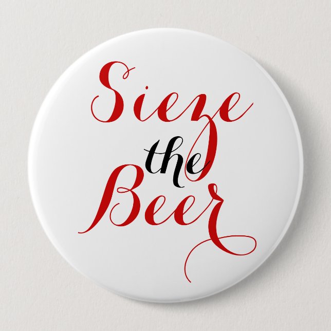 Erobern Sie die Bierrunde Button (Vorderseite)
