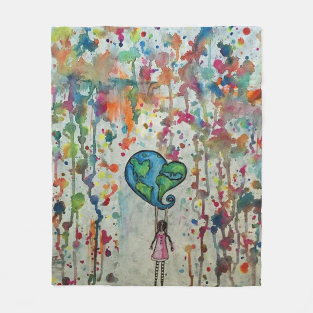 Eroberung der Chaos-Liebe-Fleece-Decke Fleecedecke (Vorderseite)