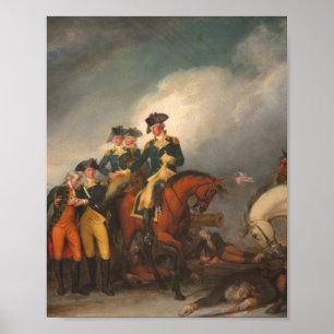 Eroberung der Hessen bei Trenton - John Trumbull Poster