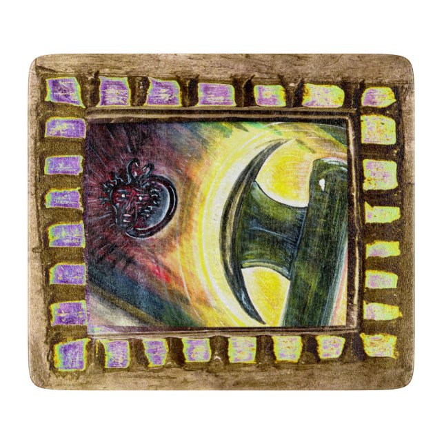 Eroberung des Bösen Schneidebrett (Vorderseite)