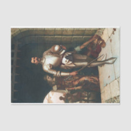 Eroberung (viktorianischer Ritter im Mittelalter) Seidenpapier