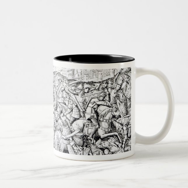 Eroberung von Jerusalem durch Karl der Große Zweifarbige Tasse (Rechts)
