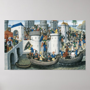 Eroberung von Konstantinopele durch die Poster