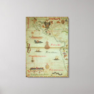 Eroberung von Mexiko und von Peru Leinwanddruck