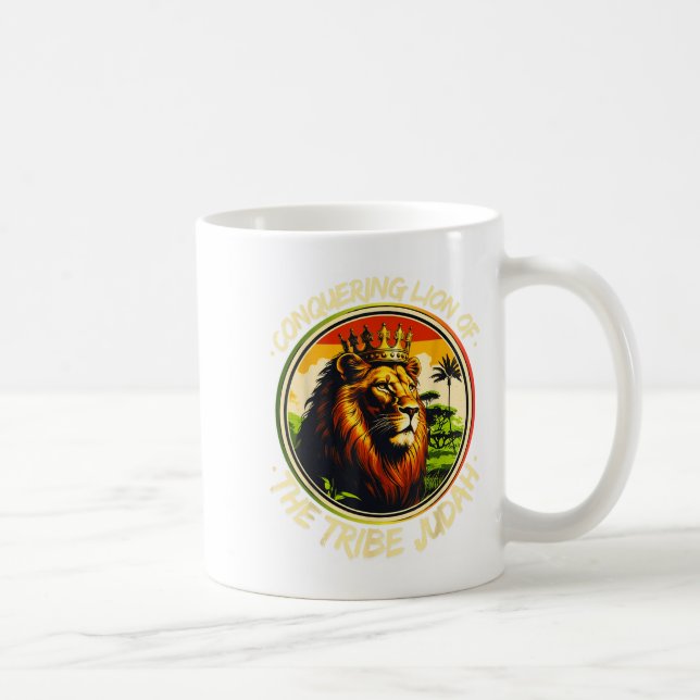 Eroberungswille des Stamms Juda Hebräisch Israelit Kaffeetasse (Rechts)