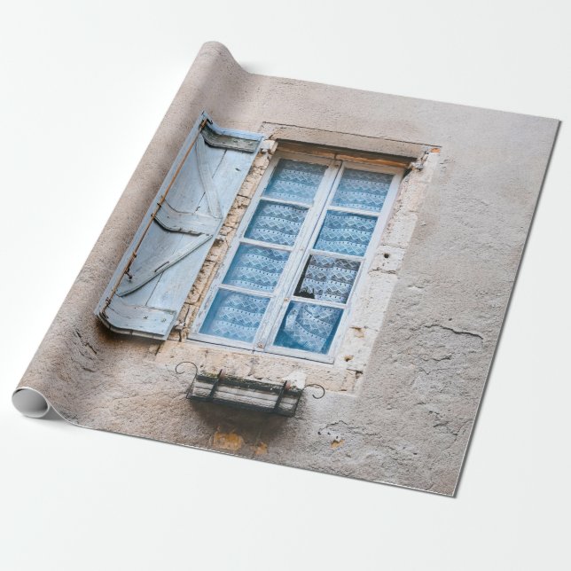 ERÖFFNETES FENSTER GESCHENKPAPIER (Ungerollt)