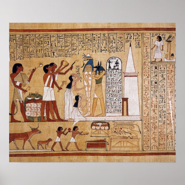 Eröffnung des Mund-Zeremonie-Buches der Toten Poster (Vorne)