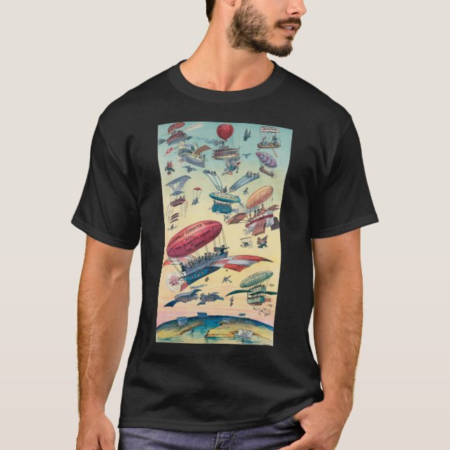 Eröffnung des Panamakanals Illustration Classic  T-Shirt (Vorderseite)