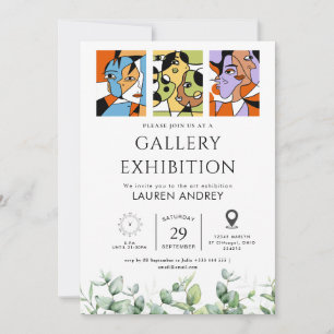 Eröffnung einer Kunstgalerie Einladung