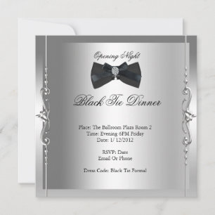 Eröffnungsabend Black Tie Formal Einladung