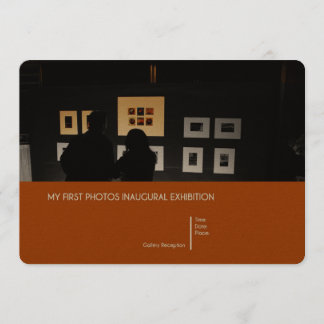 Eröffnungsausstellungs-Einladung Einladung