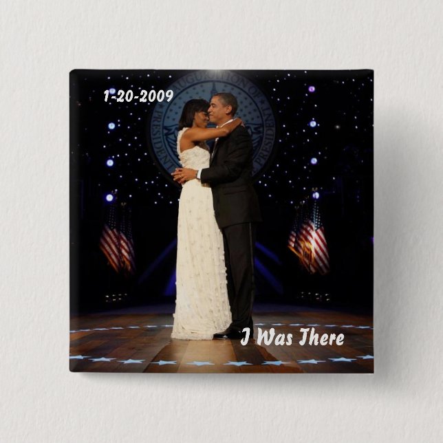 Eröffnungsball war ich dort Knopf Button (Vorderseite)