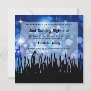 Eröffnungsnacht Nachtclub Einladung