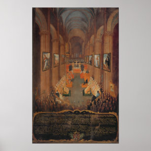 Eröffnungssitzung des Rates von Trent Poster