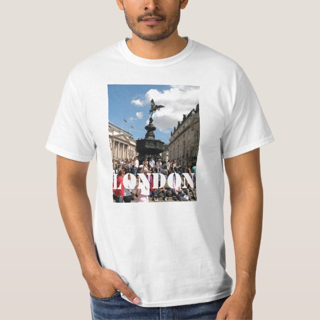 Erosstatue Piccadilly Zirkus London T-Shirt (Vorderseite)
