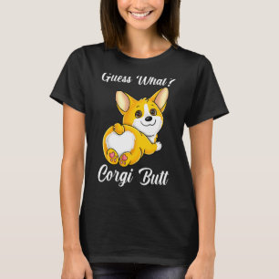 Errate Corgi-Welpen-Hintern Pembroke-Welsh-Hund T-Shirt