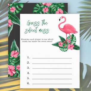 Errate das süße Durcheinander - Aloha-Baby-Shower-