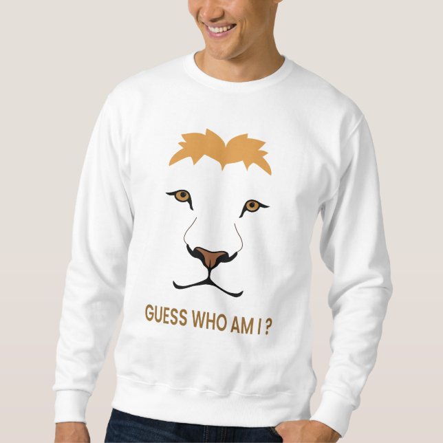Errate das Tier – Löwe | König des Dschungels Sweatshirt (Vorderseite)