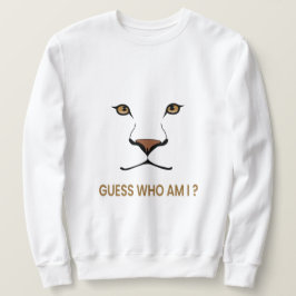 Errate das Tier: Löwin | Minimale Königin Sweatshirt