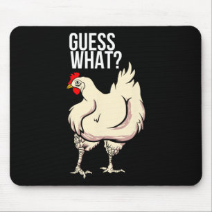 Errate Mal - Hühnerpopo Mousepad