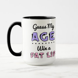 Errate mein Alter 15 oz Kaffeetasse