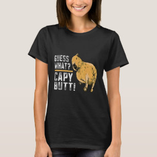 Errate was Capy Hintern Capybara Capibara T-Shirt