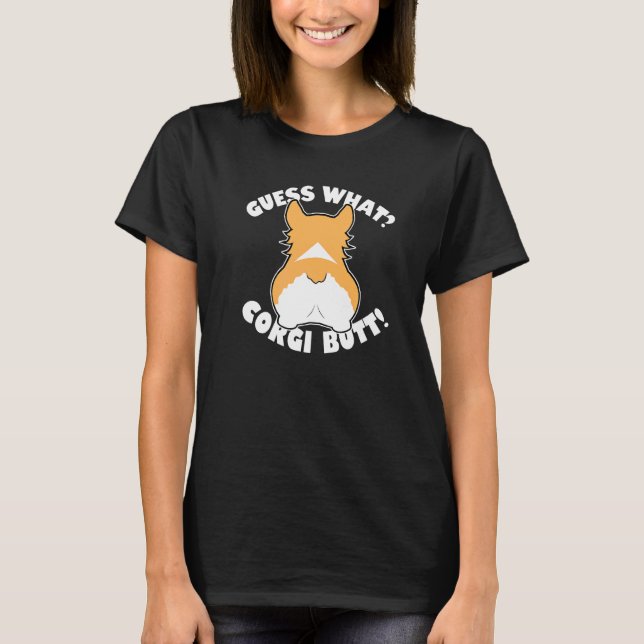 Errate Was Corgi Hintern  1 T-Shirt (Vorderseite)